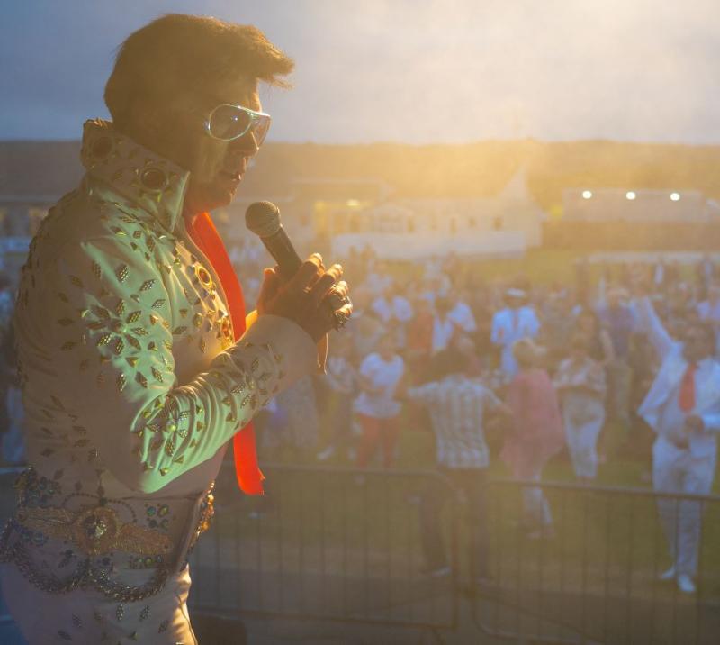 Elvis tribute at Ffos Las Racecourse